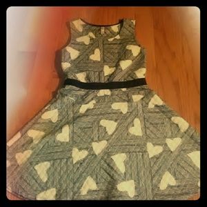 Black and white dress